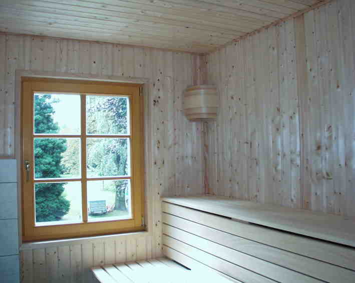 Unsere Sauna